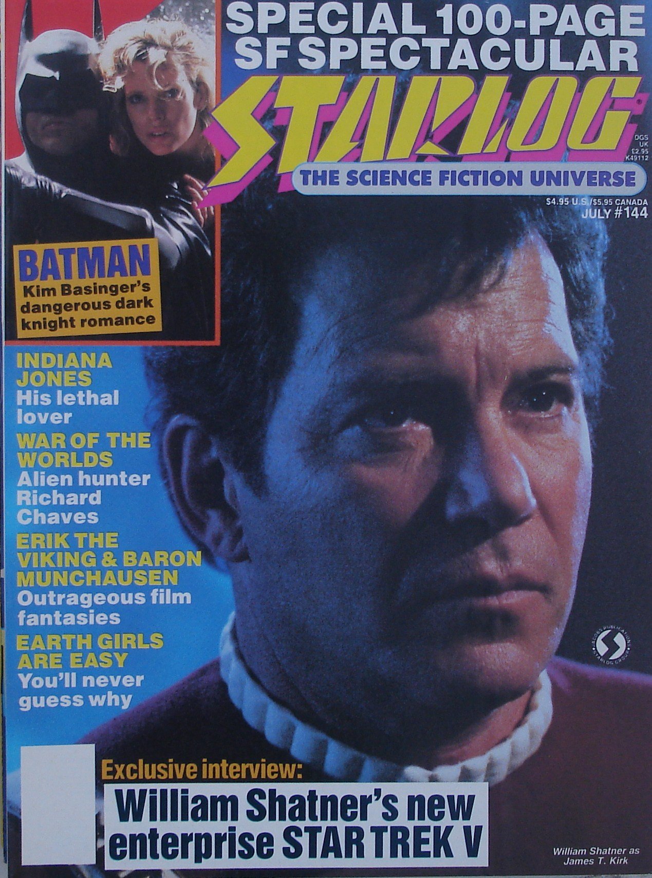 Cover of Starlog, July 1989