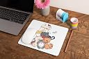 AMBILE AMS Store Mouse Pad with Anti-fray Stitching, Waterproof Surface & Non-Slip Rubber Base Stitched Edges Gaming Mouse Mat for Laptop, Compatible with Laser and Optical Mice (Design2) gallery image