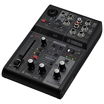 Amazon | Yamaha AG03MK2 ブラックライブストリーミングキット