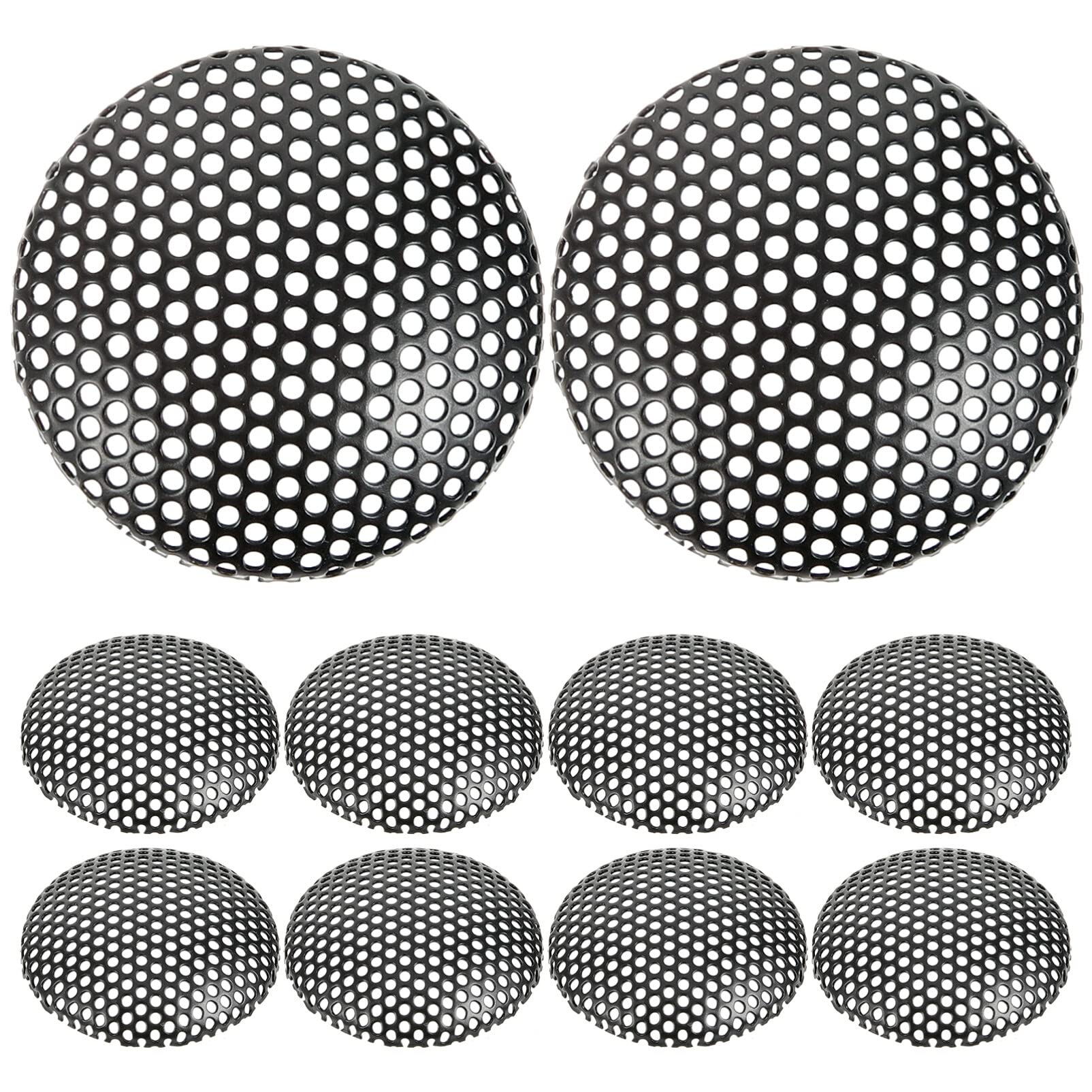 ERINGOGO Mic Grille Replacement for Headsets 10pcs Metal Mesh Heads Ktv Supplies