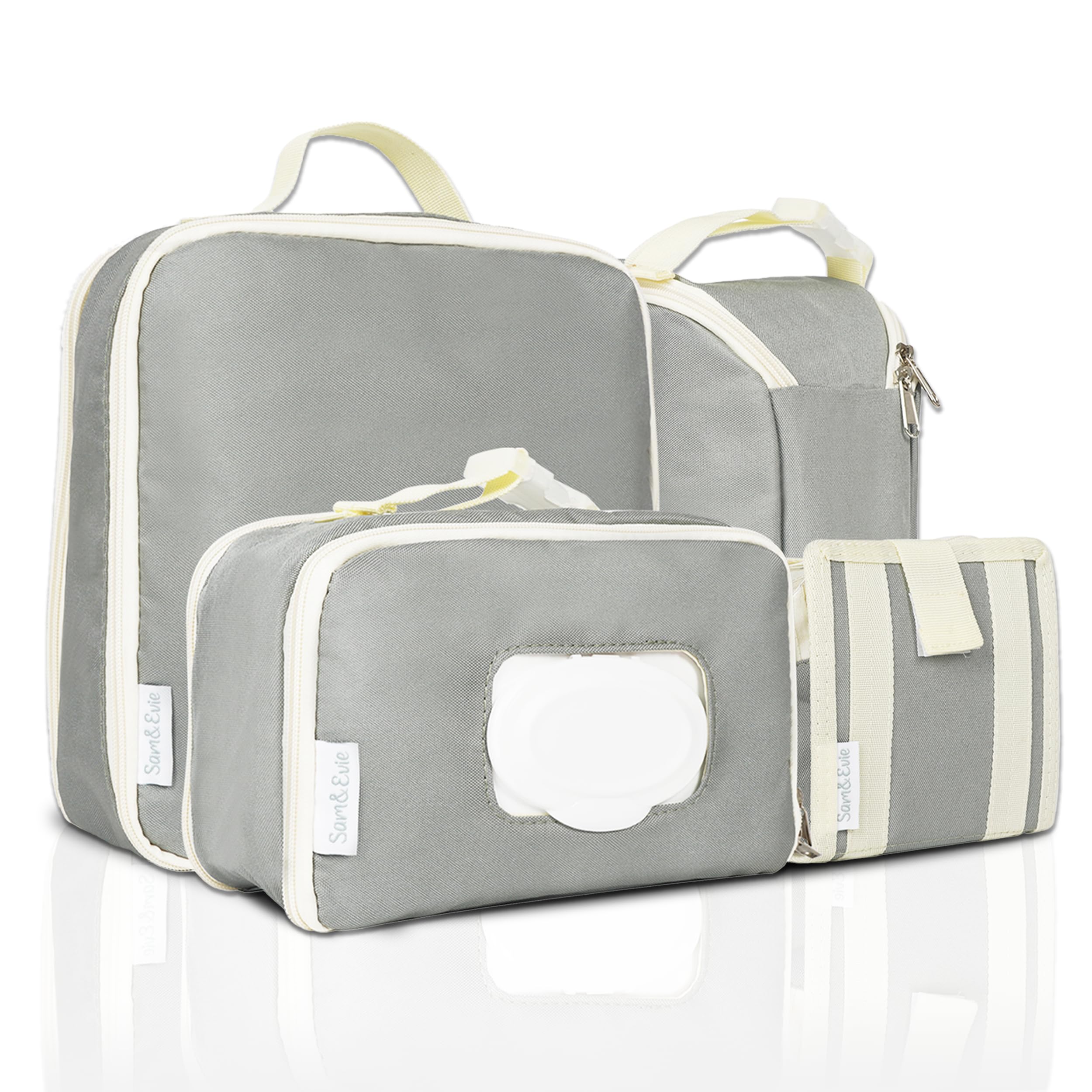 Diaper Bag Organizer - Diaper Bag Organizing Pouches | Baby Diapers Bag Organizer Pouches for Storage & Travel | Packing Cubes for Diaper Bags | Diaper Bag Organizers for Baby Essentials