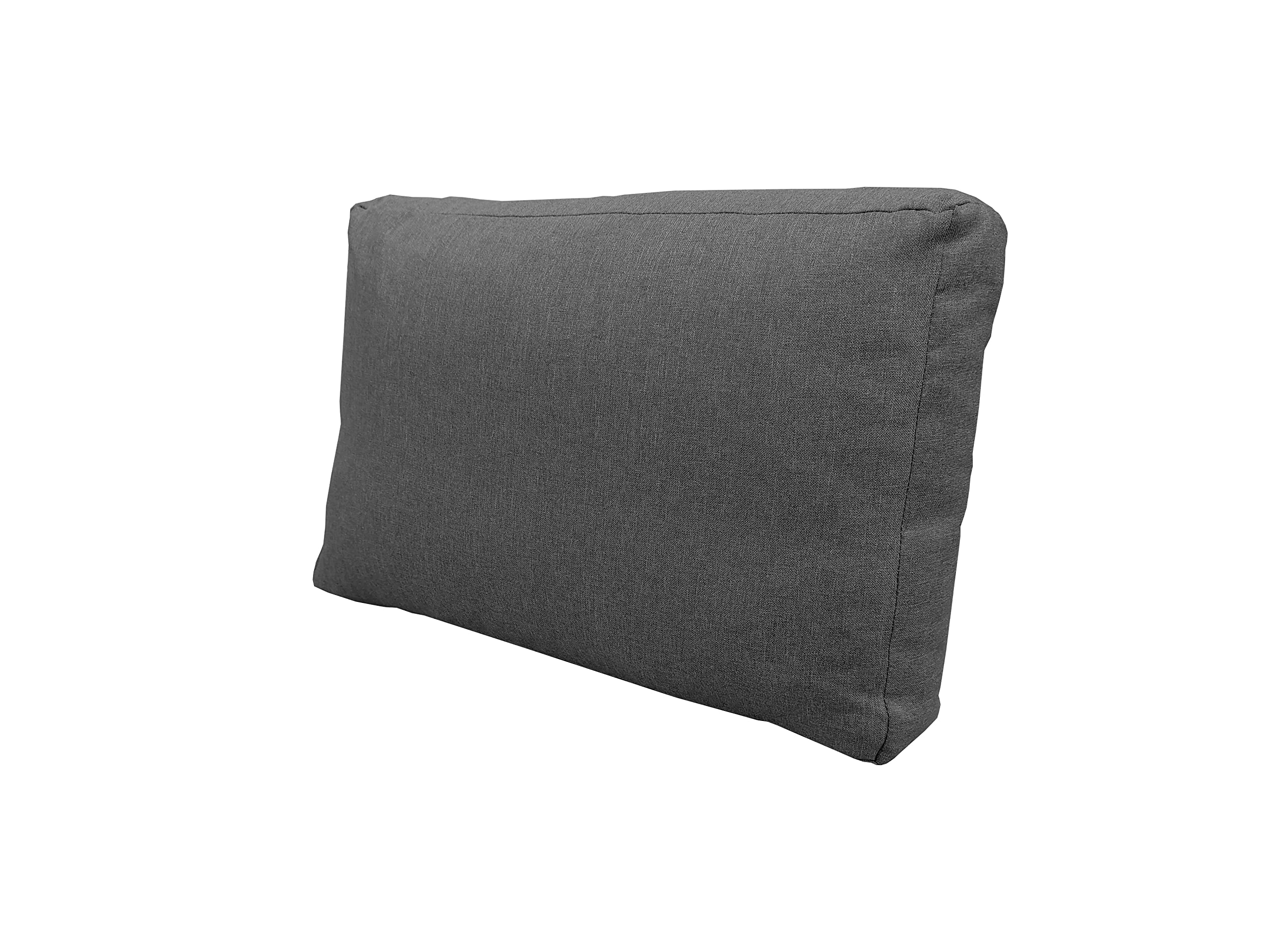 chilly pilley Coussins Palette Euro Coussins De Jardin Lavables Housse Amovible avec Fermeture Plusieurs Couleurs Et Tailles (Dossier 60x40x12 Gris)