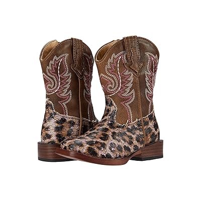 Roper Kids Glitter Leopard (Toddler) Girls Shoes Pink