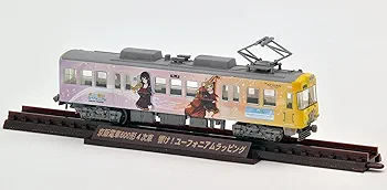 響け！ユーフォニアム　ラッピング電車　２両セット　京阪電車大津線６００形４次車 鉄コレ 京阪大津線600形4次車 響け!ユーフォニアム ラッピング