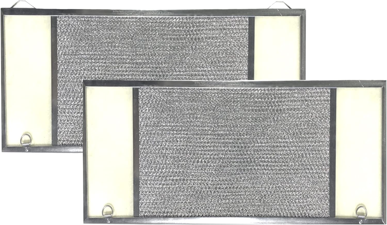 Air Filter Factory 8-1/4 x 23-1/2 x 3/8 Inches Range Hood Aluminum Lens Grease Filters 2-Pack