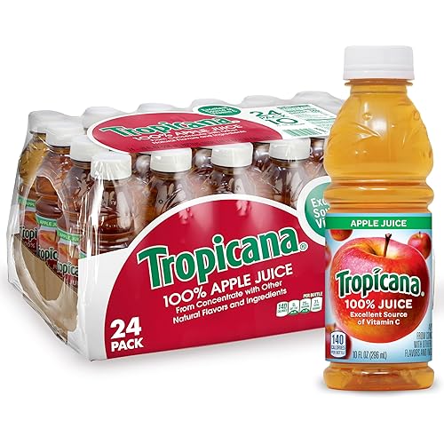 Tropicana Apple Juice, 10 Ounce (Pack of 24)