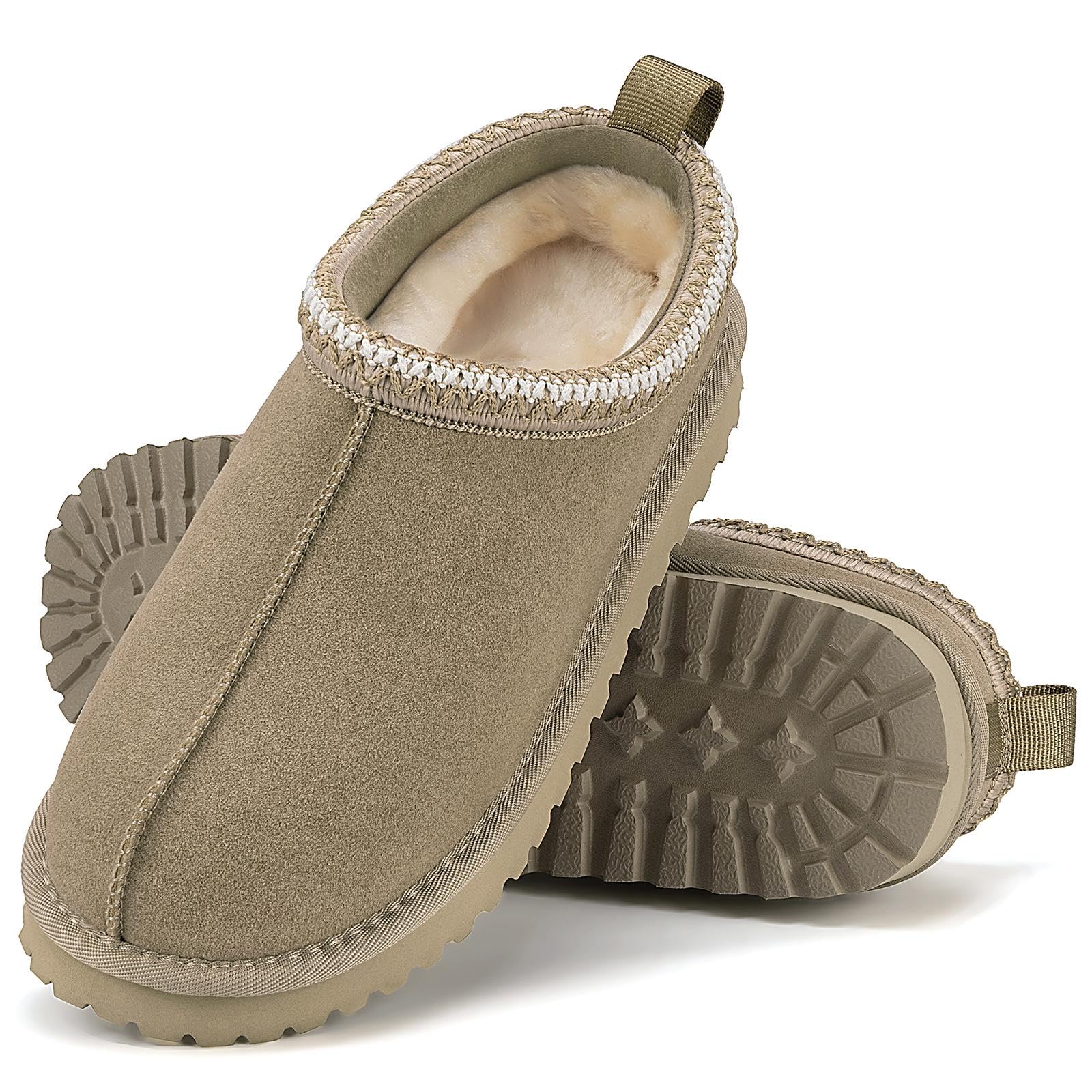 Mishansha Pantofole Donna Invernali Ciabatte Pelose Inverno Scarpe Casa - Esterno e Interno,36-43