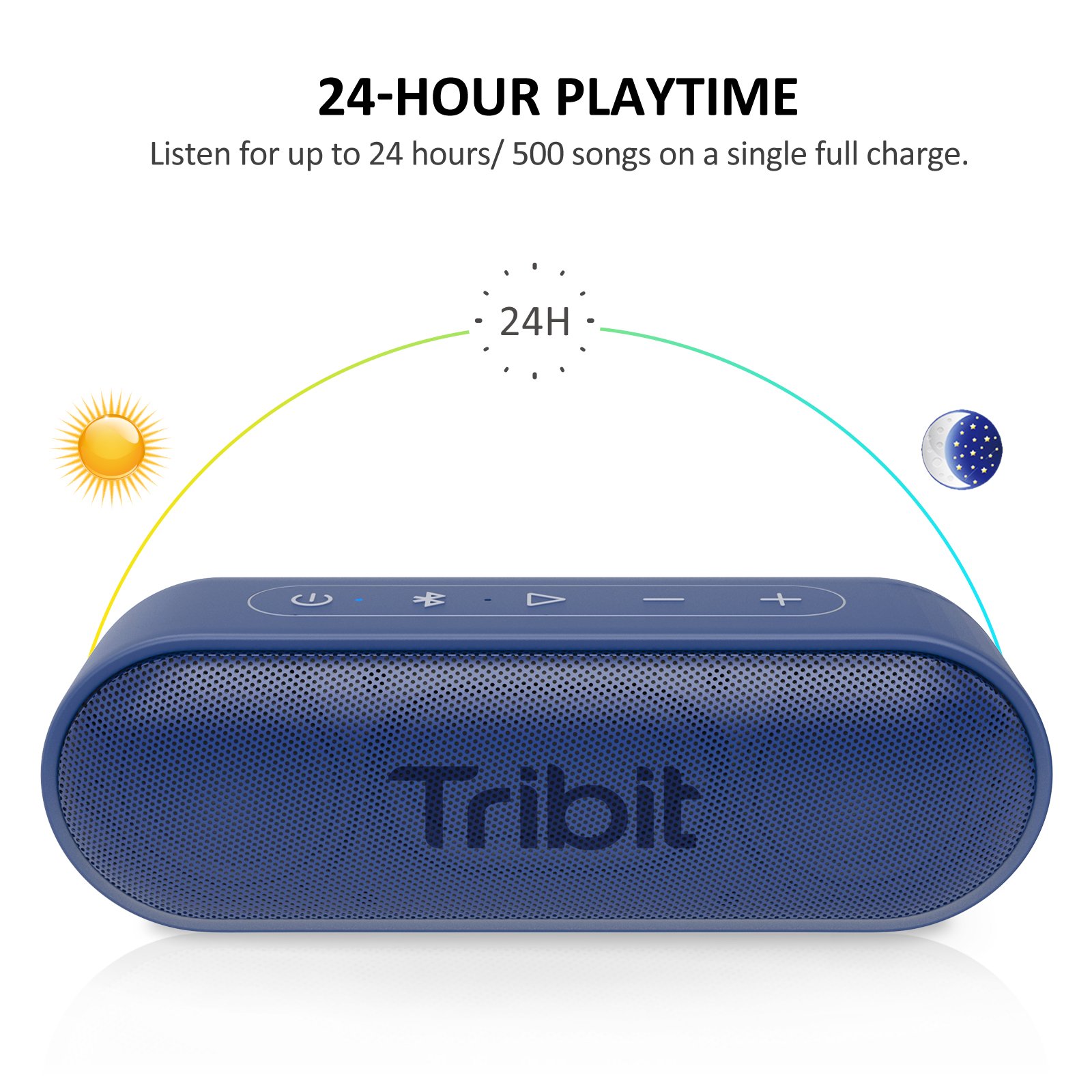 tribit xsound go 12w portable speaker