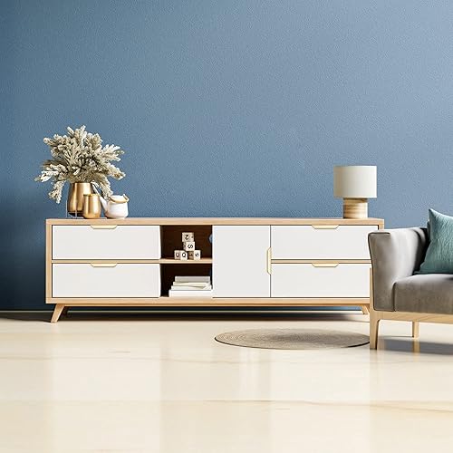 Miniatura 7 de Paquete de 10 tiradores de dedo con borde dorado para armarios de cocina de 3.15 pulgadas, tiradores de cajones modernos de aluminio ocultos para