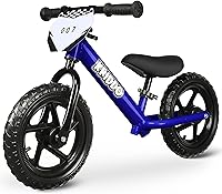 Vista 15 de KRIDDO Bicicleta de equilibrio para niños de 2 años de edad, bicicleta de empuje de 12 pulgadas con placa personalizada