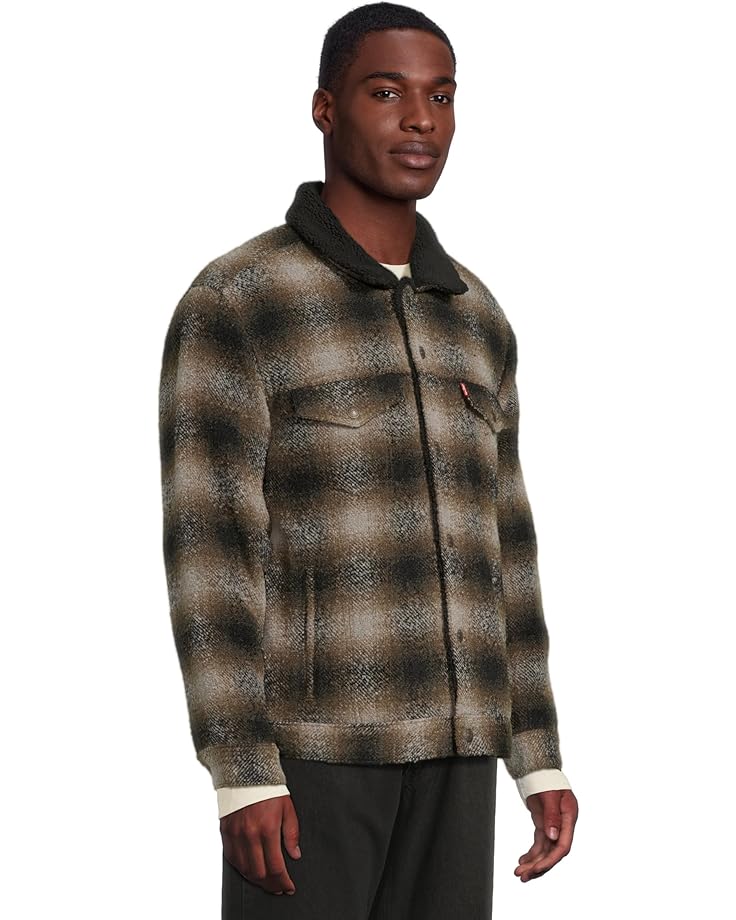 Levi's® Premium Relaxed Fit Plaid Trucker - #2 of 5