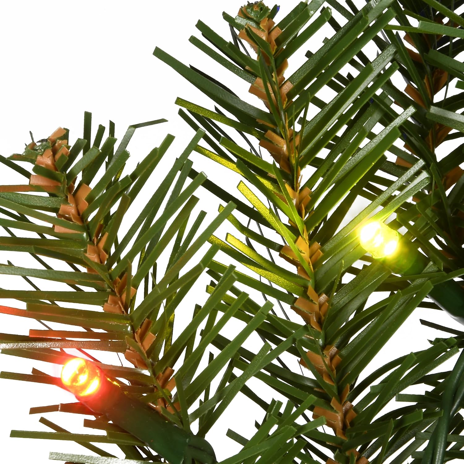 National Tree Company Pre-Lit Artificial Christmas Garland, Green, Evergreen, Multicolor Lights, Battery Operated, Christmas Collection, 9 Feet