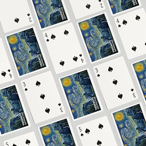 Miniatura 4 de Lantern Press Yosemite National Park, California, Starry Night, 52 Playing Cards for Adults, Poker Size Card Deck