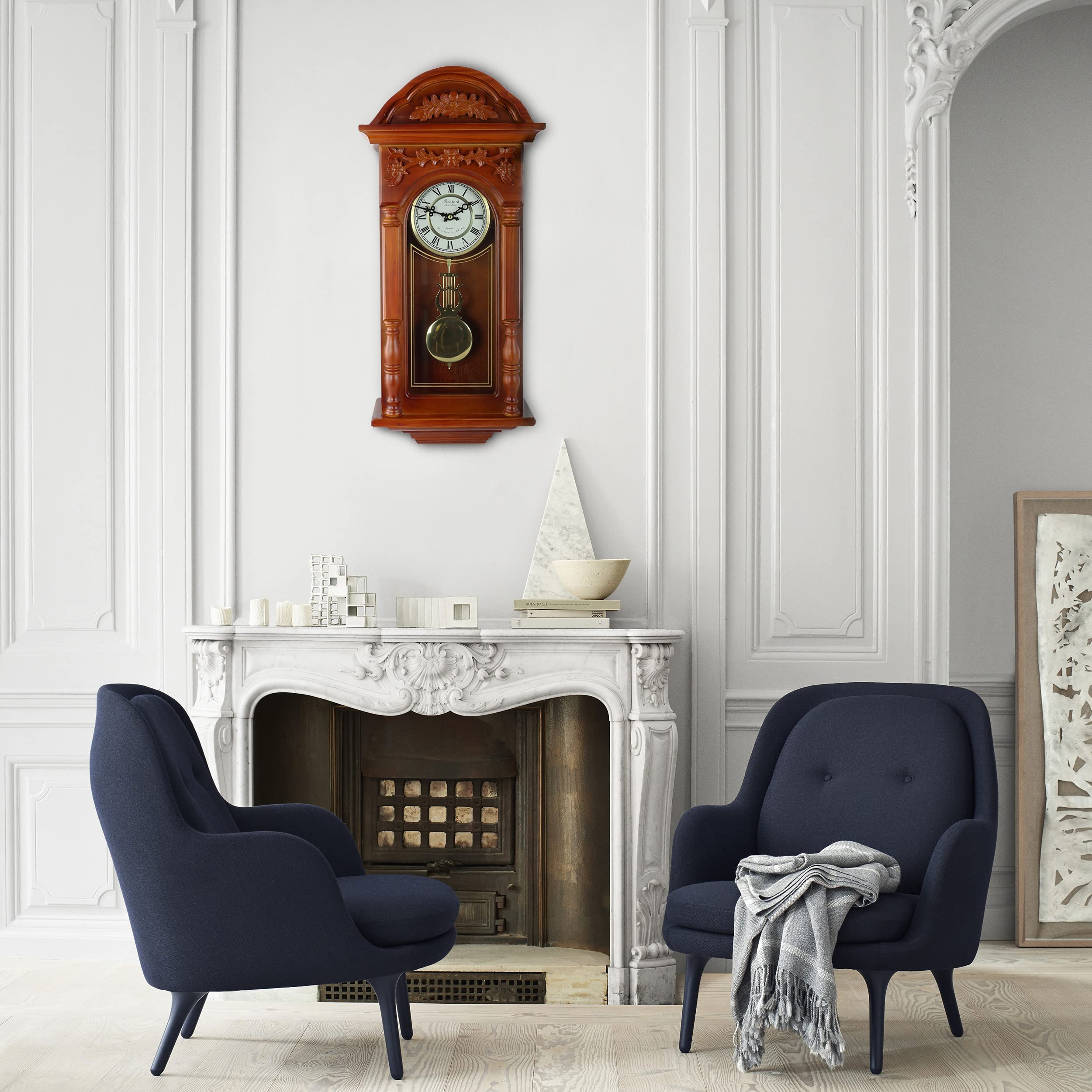 日の出型 アンティーク置時計 A.Frick Nachf / ドイツ製 Amazon.co.jp: Bedford Clock Collection 27.5インチ オーク仕上げ