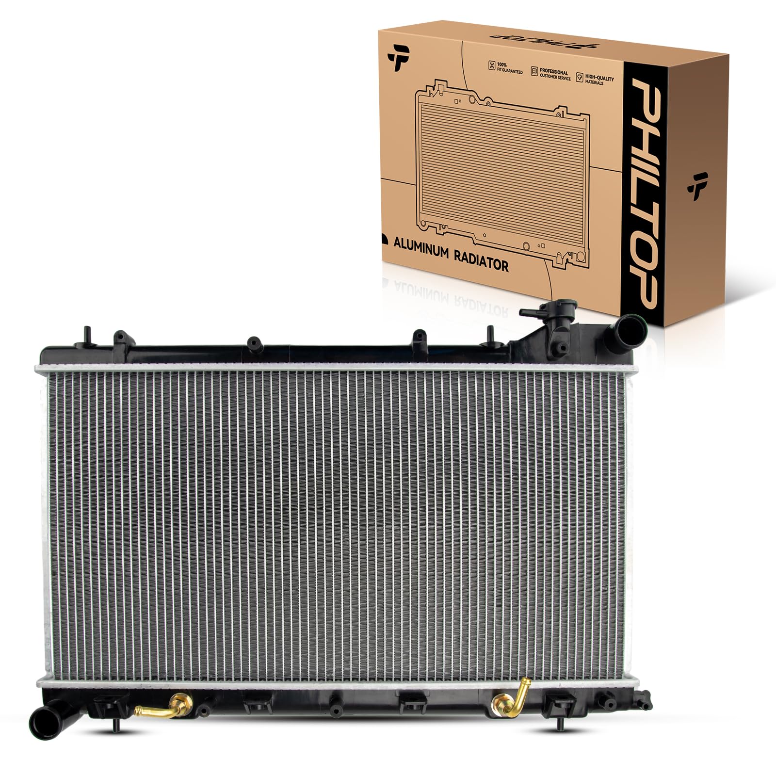 PHILTOP Automotive Replacement Engine Radiator for2006-2008 Forester X/X L.L. Bean Edition 2008 Forester Sports 2.5 X (Automatic ONLY)