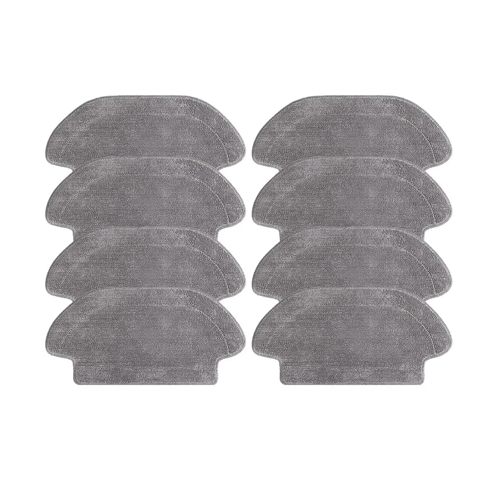 VIXWDRUTY Wet Mop Cloth Accessories，Compatible For Mijia，Mop 2S/Pro/P/3C/S10EUS/LDS STYTJ02YM，Compatible For VIOMI，V2Pro/V3/SE/S12 Vacuum Cleaner Part(8pcs)