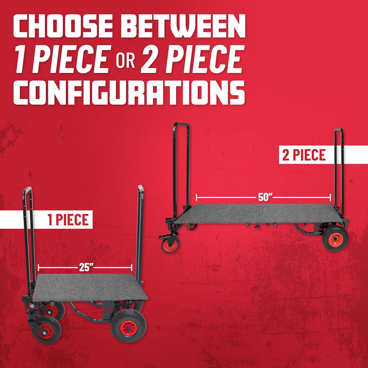 Gator Frameworks Lower Deck Flat Surface for Utility Carts