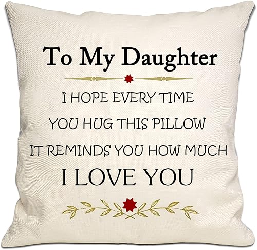 Miniatura 5 de Bommex Dear Sister We Hope Every Time You Hug This Pillow It Reminds You How Much We Love You - Funda de cojín para regalo de hermana de parte de