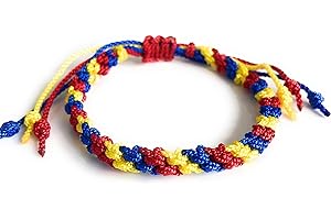 SIFRIMANIA Colombia Venezuela Flag Unisex Waterproof Bracelet