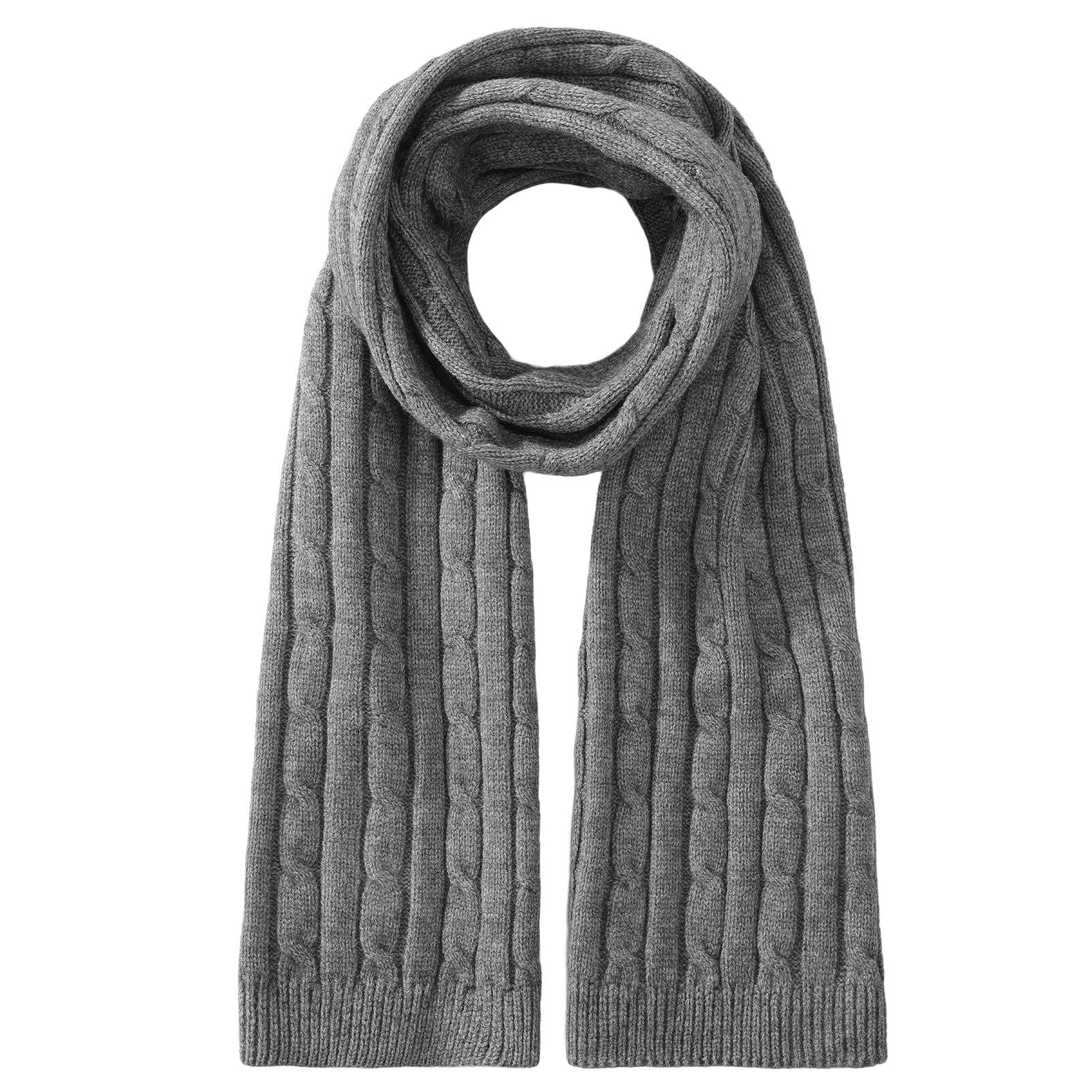 passionbility Winter Scarf for Women Warm Winter Knit Scarf Cable Chunky Soft Scarves for Cold Weather-picture-29