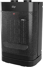 WAP Aquecedor de Ar Elétrico Portátil AIR HEAT CERAMIC, 3 em 1, com 2 Níveis de Aquecimento e Oscilação, 1500W 220V