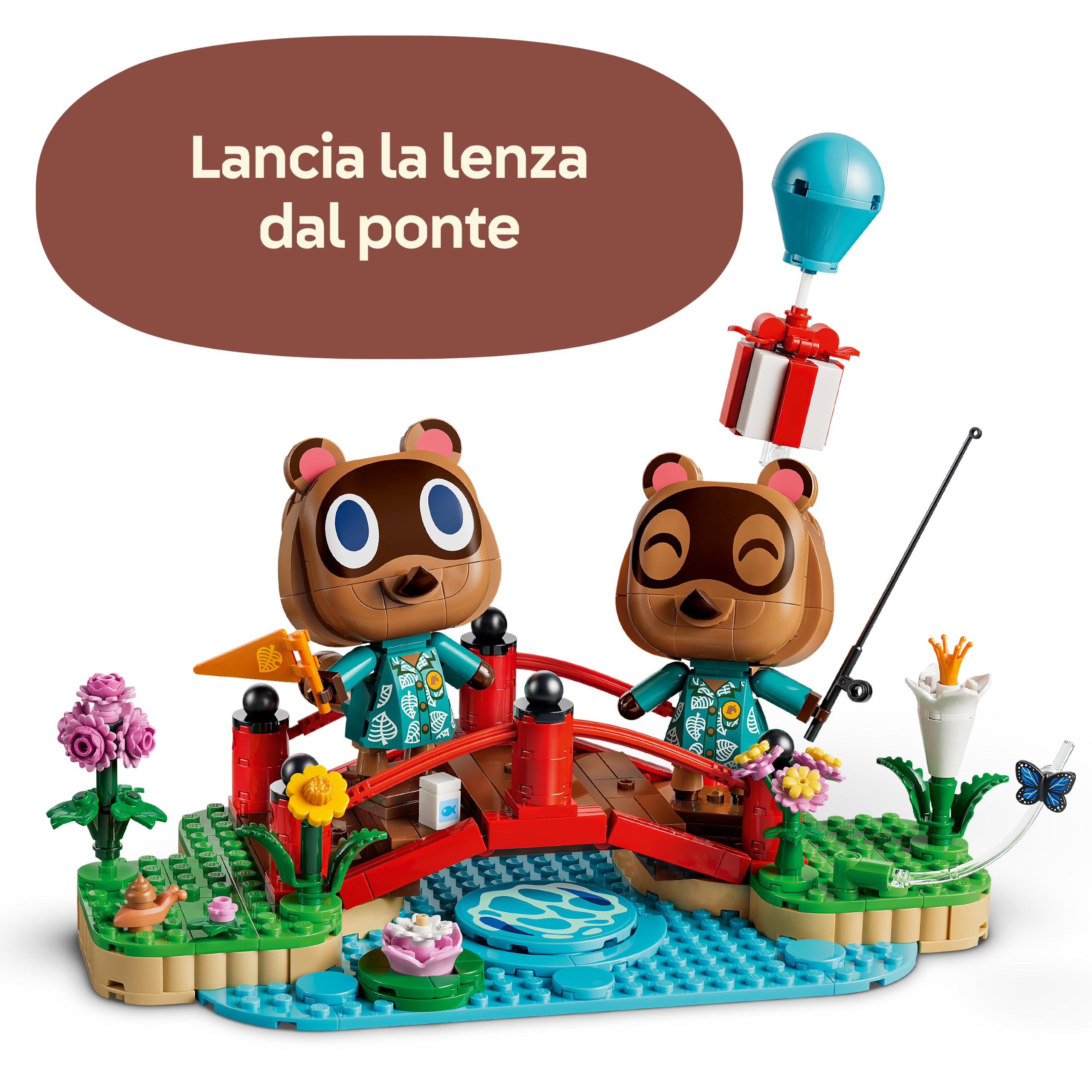 LEGO Animal Crossing Una Giornata all'Aria Aperta per Mirco e Marco - Action Figure di Procioni con Accessori - Decorazioni per Cameretta - Regalo per Gamer, Bambine e Bambini da 10 Anni in su - 77059