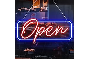 Kavaas Neon Open Signs for Business Window - Eye-Catching LED Open Sign...