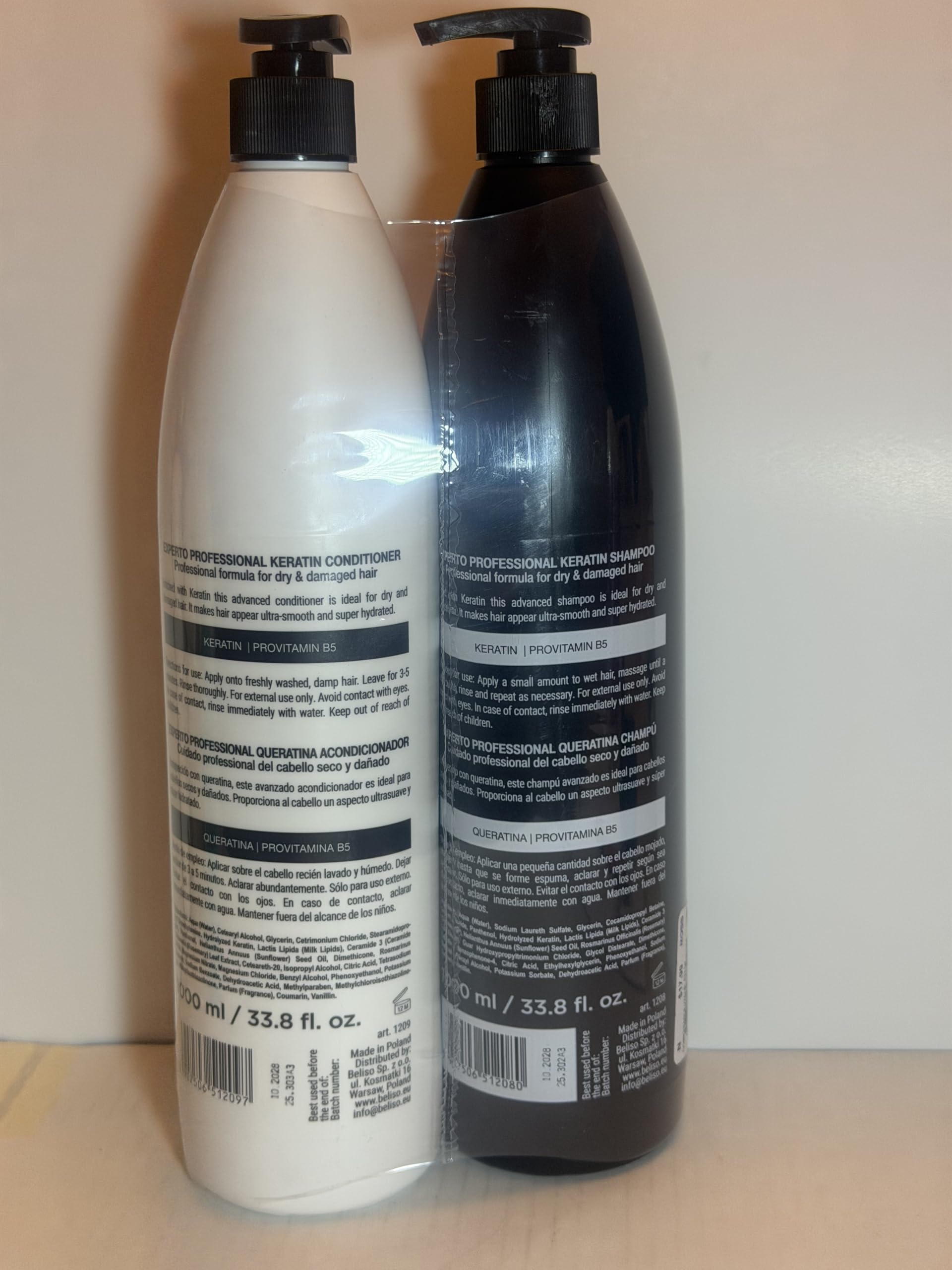 Amazon.com : Experto Professional Keratin Shampoo and Conditioner
