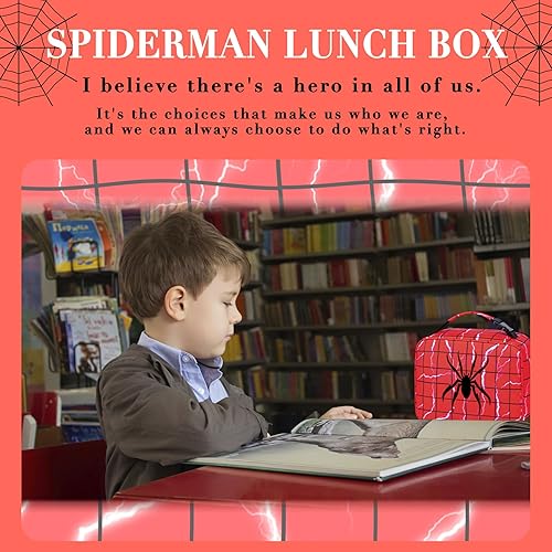 Miniatura 6 de Lonchera con aislamiento térmico para niños de 3, 4, 5, 6, 7, 8, 9, 10, 11, 12, para el regreso a la escuela, reutilizable, congelable, pequeña,