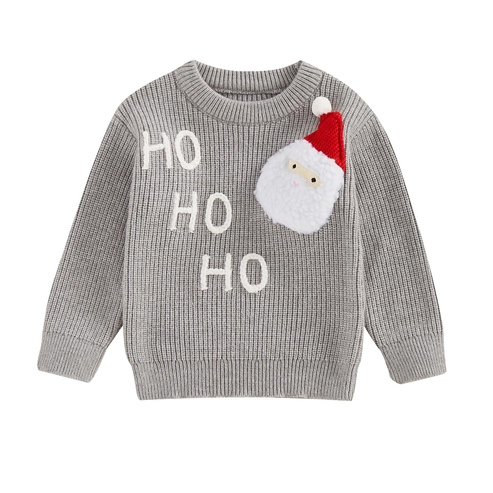 LSFYSZD Toddler Baby Girls Boys Halloween Pumpkin Sweaters Long Sleeve Crew Neck Winter Warm Knitwear Pullover Jumpers Top — view 252