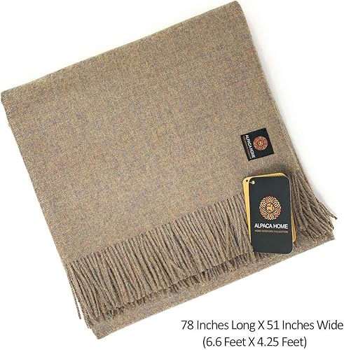 Miniatura 2 de Manta Cityscape  100% pura lana de alpaca bebé  6.6 pies de largo x 4.25 pies de ancho  Ropa de cama hipoalergénica, suave y acogedora (París)