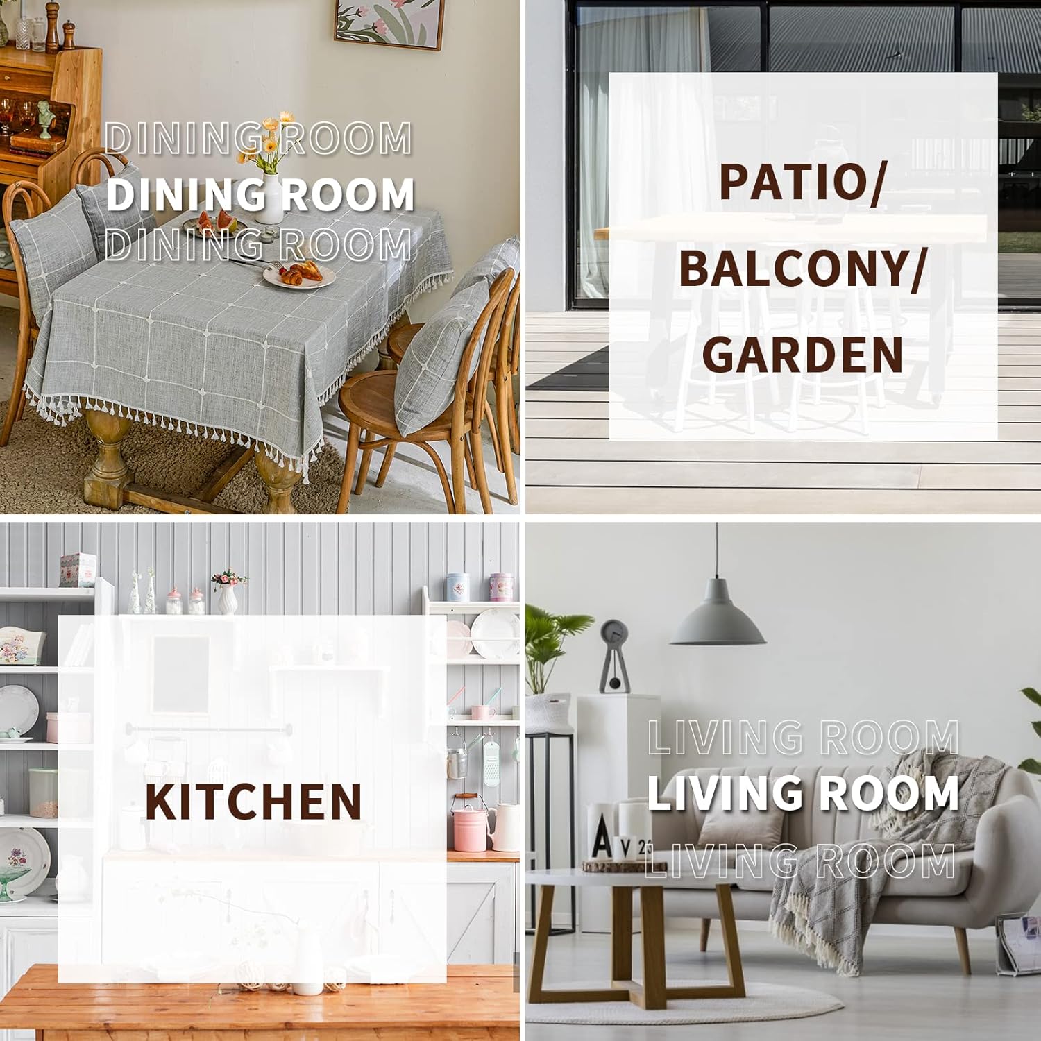 Blасk Frіdау Sаlе 2022 Mokani Solid Embroidery Checkered Table Cloth Washable Cotton Linen Tassel Tablecloth, Rectangle Wrinkle Free Anti-Fading Table Cover for Kitchen Dinning Thanksgiving Christmas (55 x 86 Inch, Gray) Authеntіс Crаzу Dеаlѕ Mokani Solid Embroidery Checkered Table Cloth Washable Cotton Linen Tassel Tablecloth, Rectangle Wrinkle Free Anti-Fading Table Cover for Kitchen Dinning Thanksgiving Christmas (55 x 86 Inch, Gray)