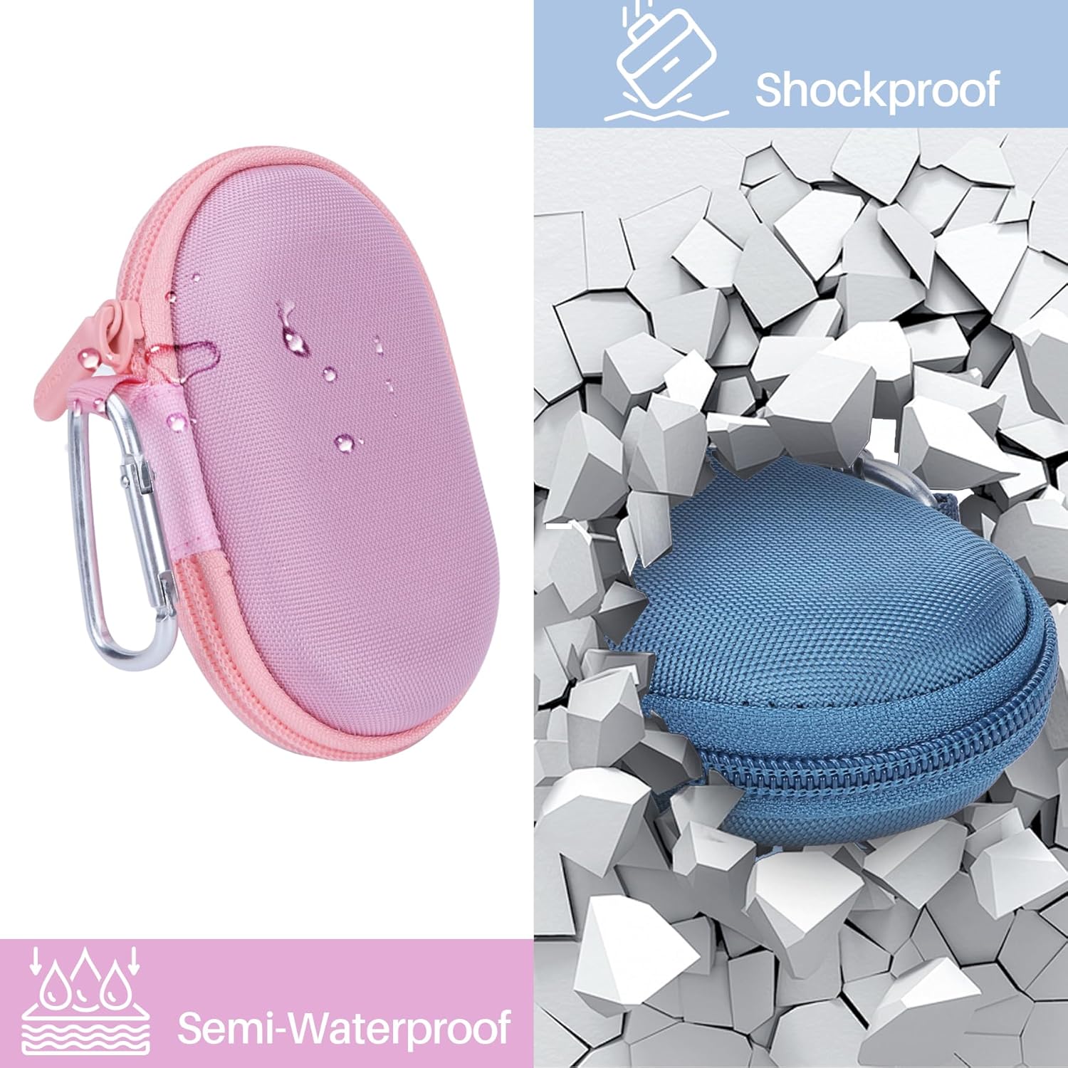 Mouse Case Compatible with Logitech Pebble 2 M350s / M350 / M355 / i345 Slim Mouse (Graphite Case) - Image 7