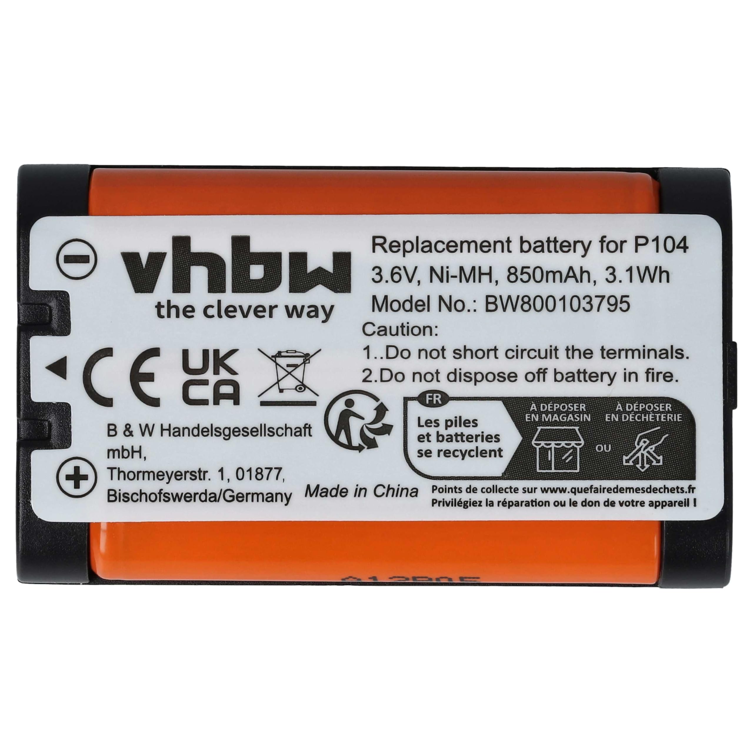 vhbw 3X batería Compatible con Panasonic Panafone KX-T991DL teléfono