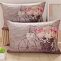 PETTI Artigiani Italiani - Coppia di Federe Cuscino 40x145 cm in Microfibra