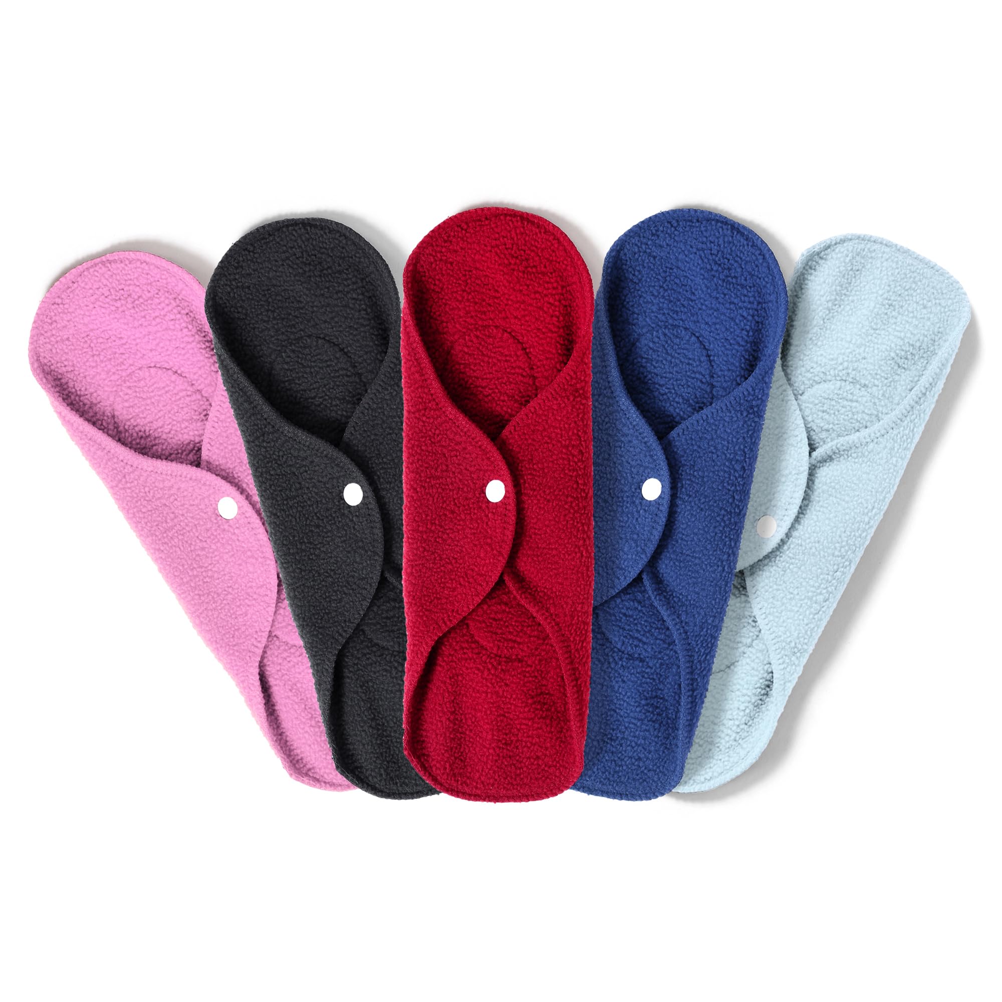 RCSP Reusable Sanitary Pad Cloth I Washable Cloth Pads I Super Absorbent Ultra Soft Brathable Cotton Rash Free Pads for Women (Multi Color, Pack of 5) (B0D8TPRP3F) Amazon Price History, Amazon Price Tracker