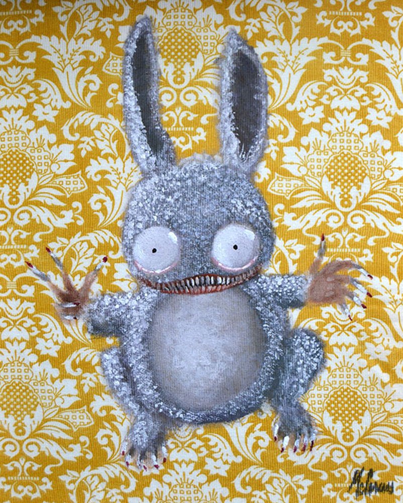 Amazon.com: Ronnie by J.K. McGreens Rabid Rabbit Monster Stuffed