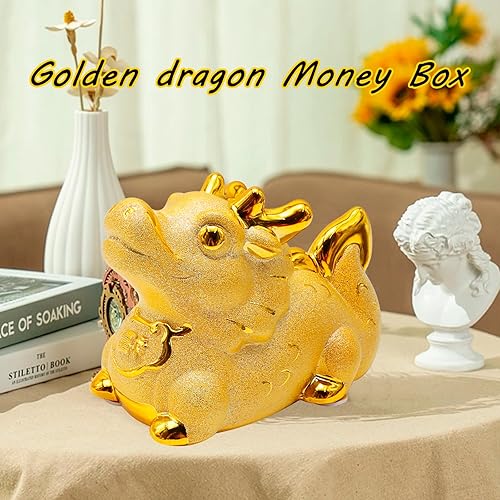 Miniatura 6 de Hucha de conejo, bonita olla de ahorro de escritorio, decoración de conejito de cerámica, decoración de alcancía