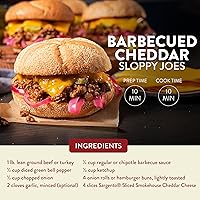 Vista 3 de Queso Cheddar Sargento en rodajas ahumado, paquete de 6.67 onzas