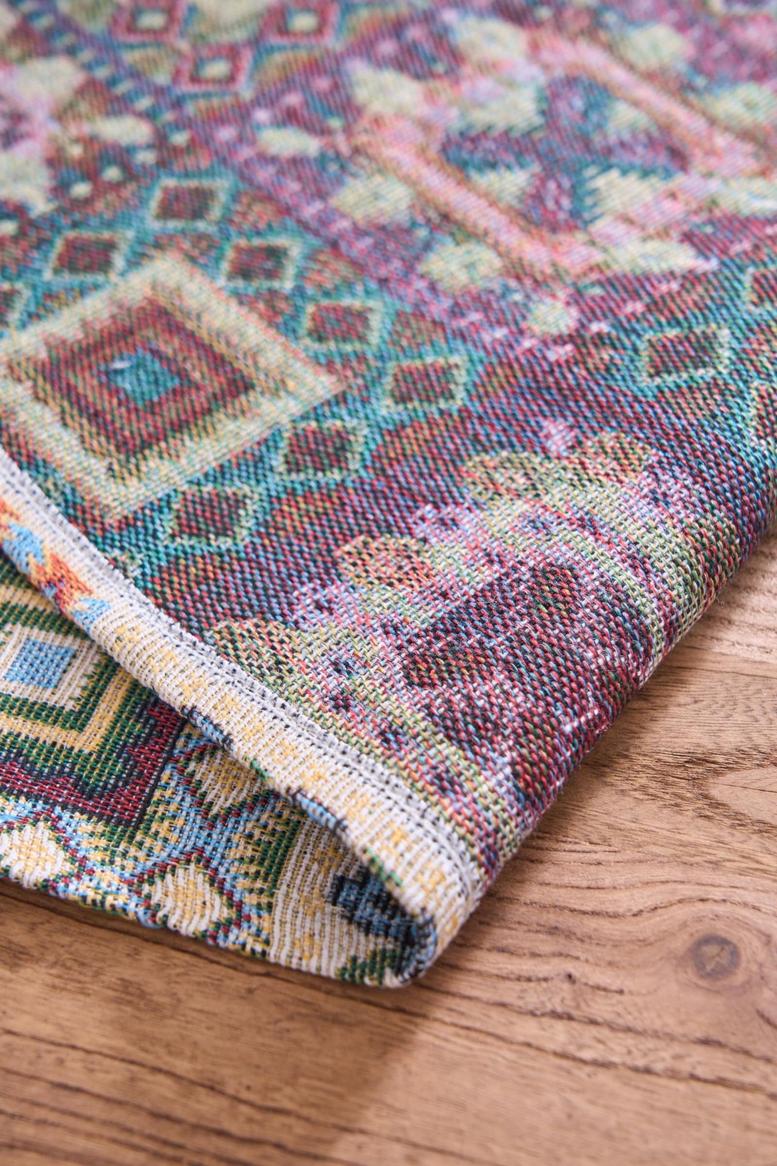 Runner da Tavolo Poliestere Cotone 33x220 cm, Runner da Tavola Moderno Lavabile Motivo Quadri Geometrico Jacquard con Nappe Decorazioni Matrimonio Tavoli per Cucina, Beige