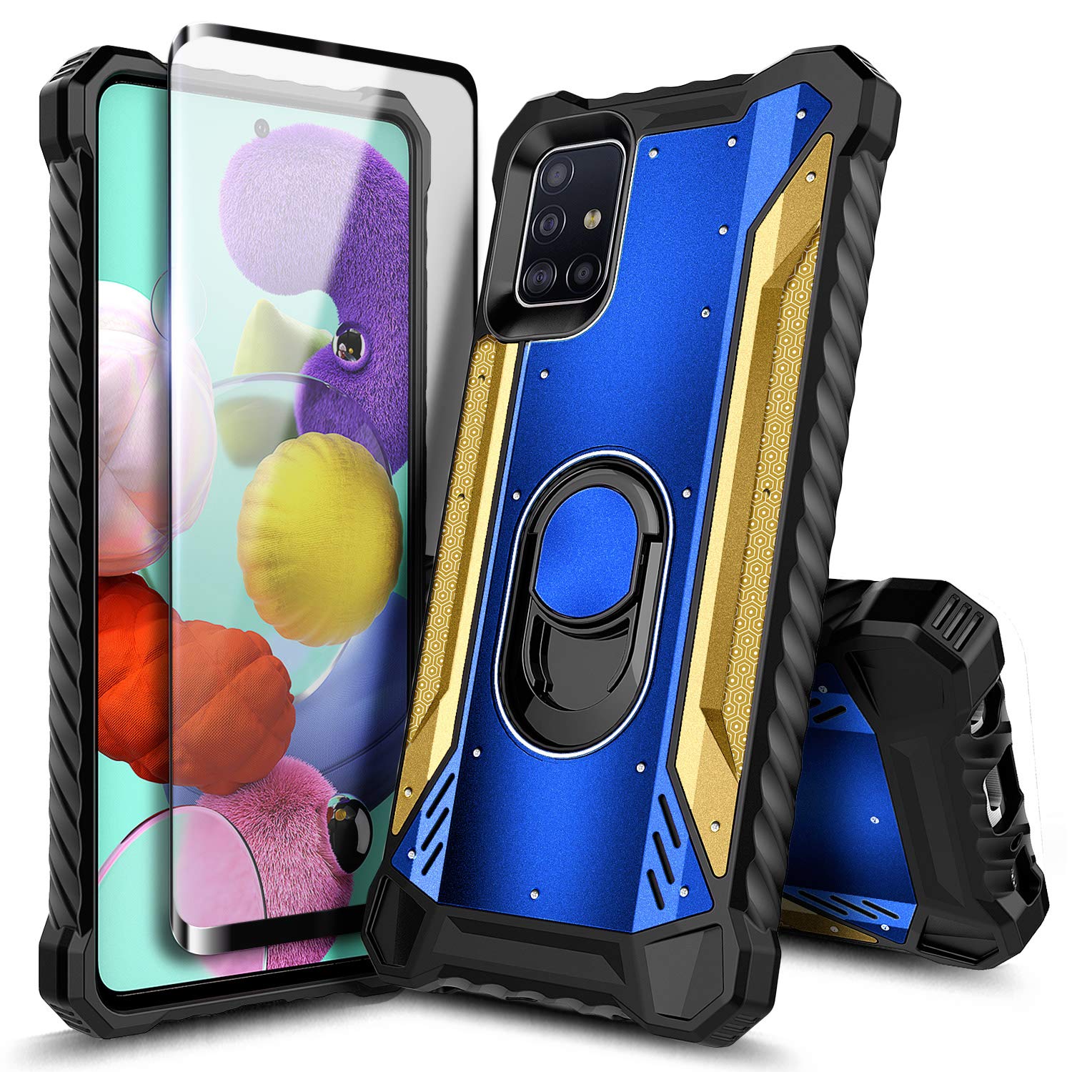 Amazon.com: WDHD Case for Samsung Galaxy A51 5G with Tempered