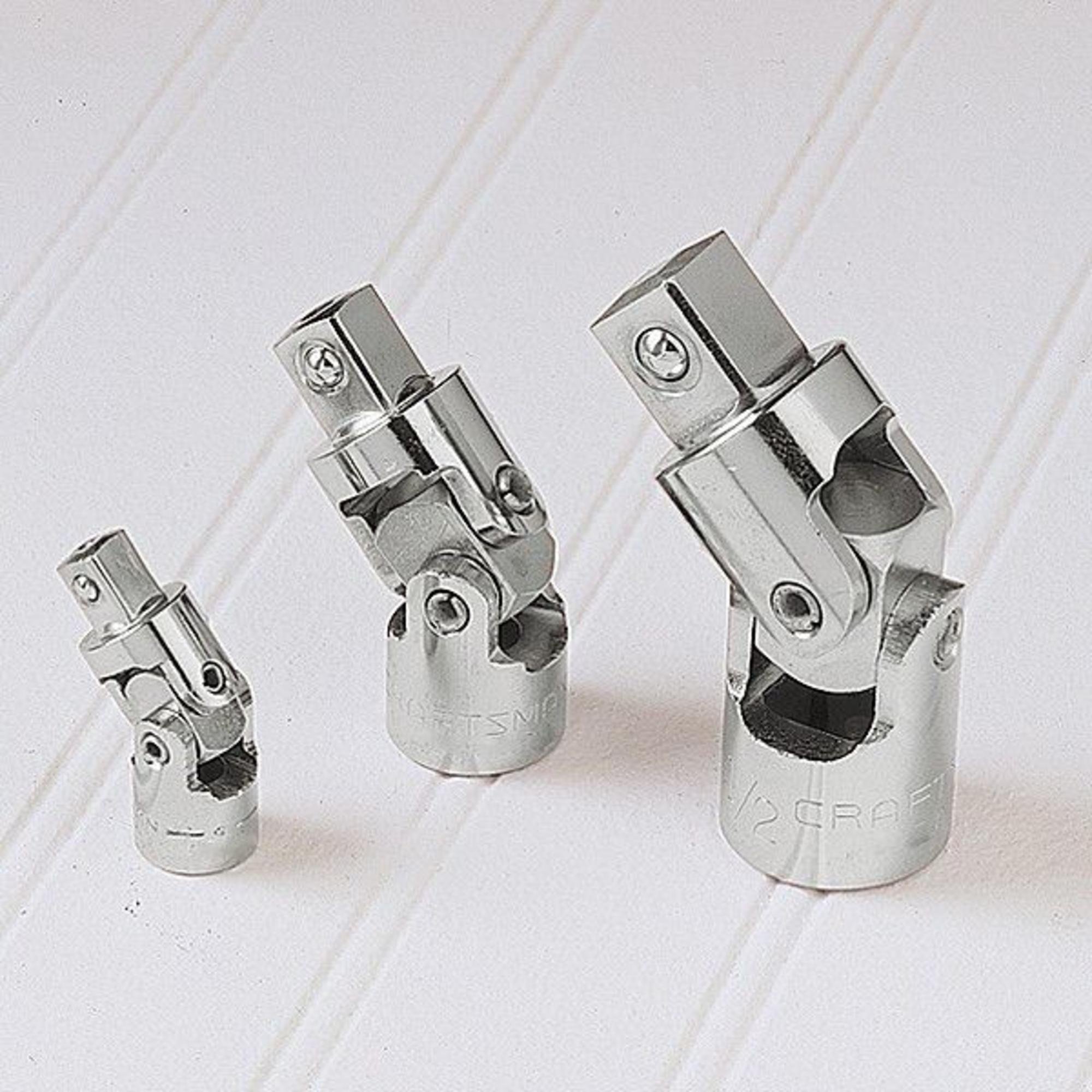 Craftsman Juego de juntas universales de 3 piezas 9-4250, 1/4, 3/8 y 1/2 in.Drive