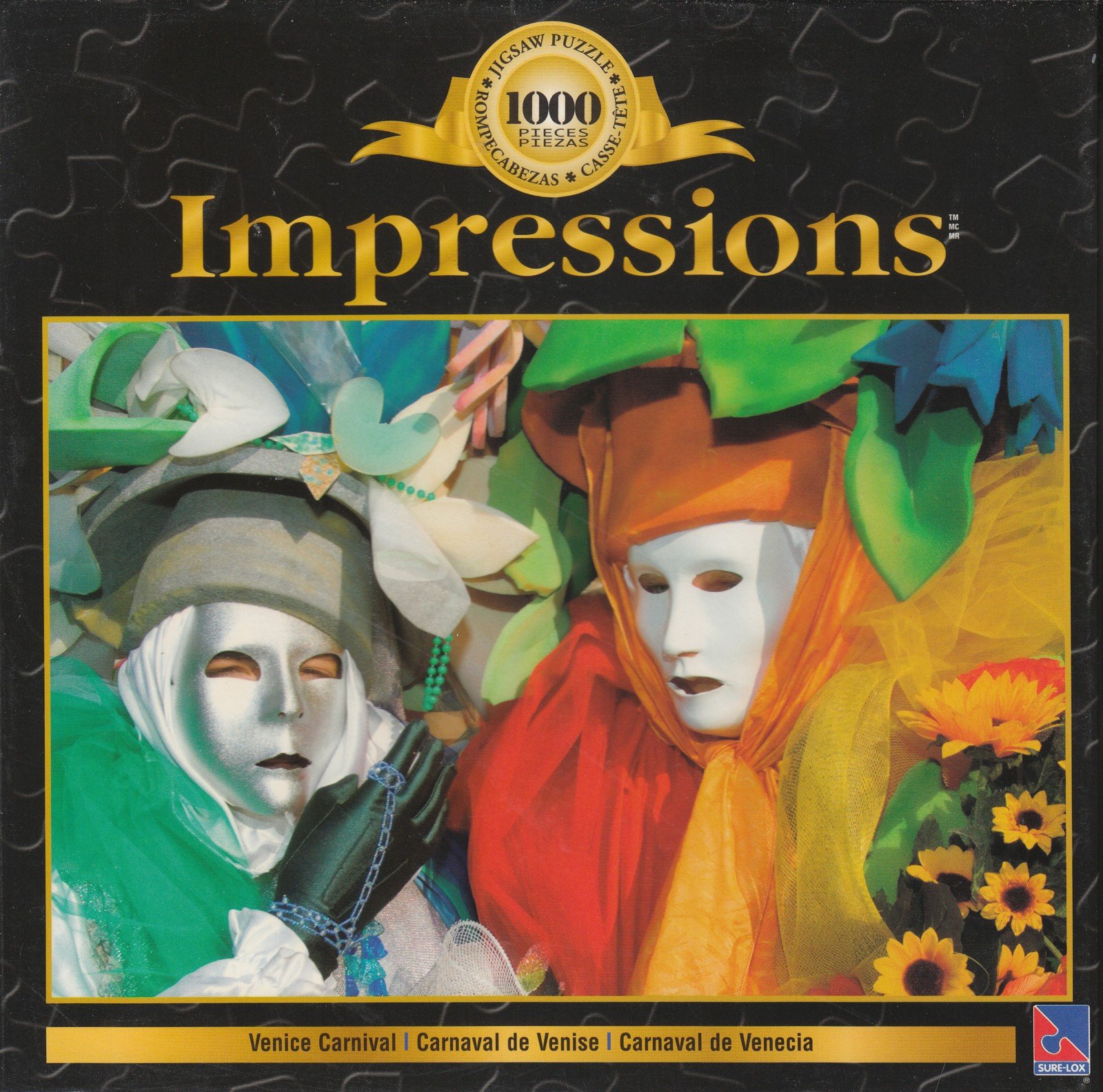 Sure-LoxImpressions Masks Venice Carnival 1000 Piece Jigsaw Puzzle