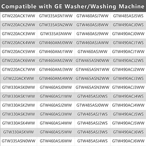 Miniatura 6 de HPUY WH02X24399 Bloqueo de la tapa de la lavadora y WH01X24381 Bisel de bloqueo de la tapa de la lavadora compatible con GE y Hotpoint Top Lavadora