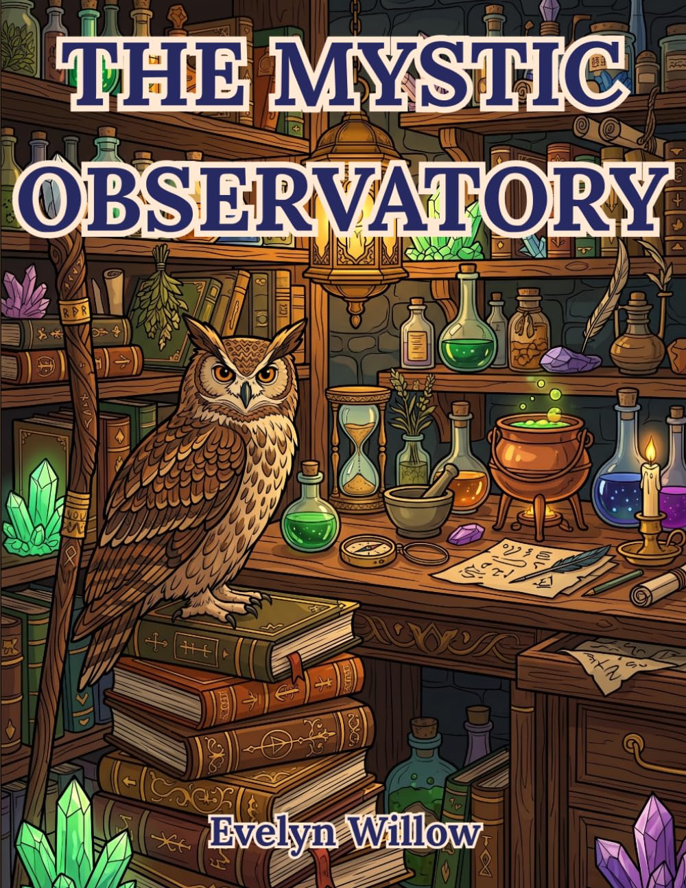 The Mystic Observatory: An Intricate Dark Academia Coloring Book of Magic, Alchemy and Hidden Ravens for Anxiety Relief (The Dark Academia Series)