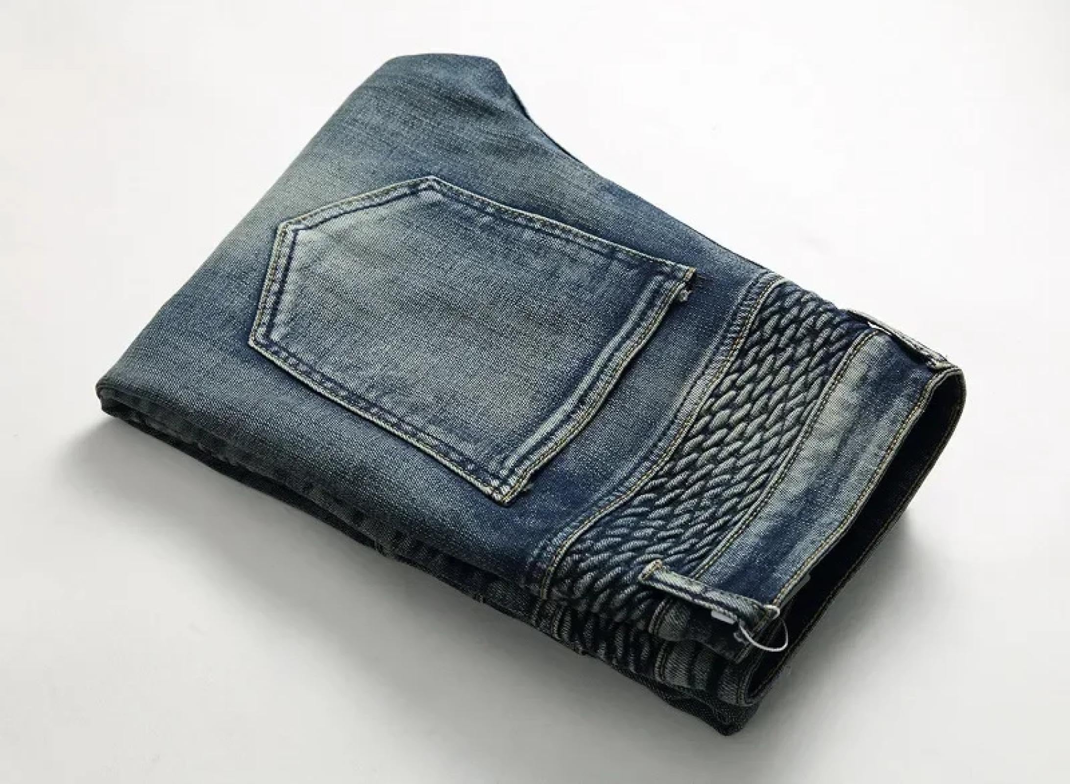 Jeans Pantalon Herren Casual Motorrad Jeans Stretch Straight Fashion Patchwork Jeans Denim Hosen Männer Hip Hop Street Schlanke Lange Hosen