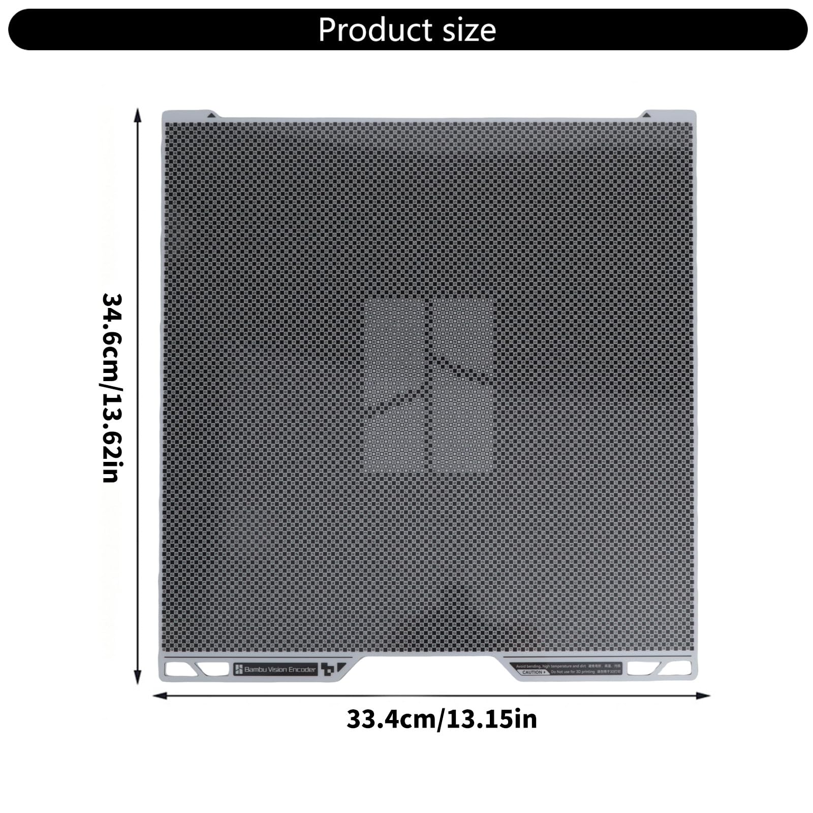 La Placa de codificación Visual de Metal confiable para impresoras H2C H2D H2S Mantiene la calibración de precisión de máxima precisión de Movimiento