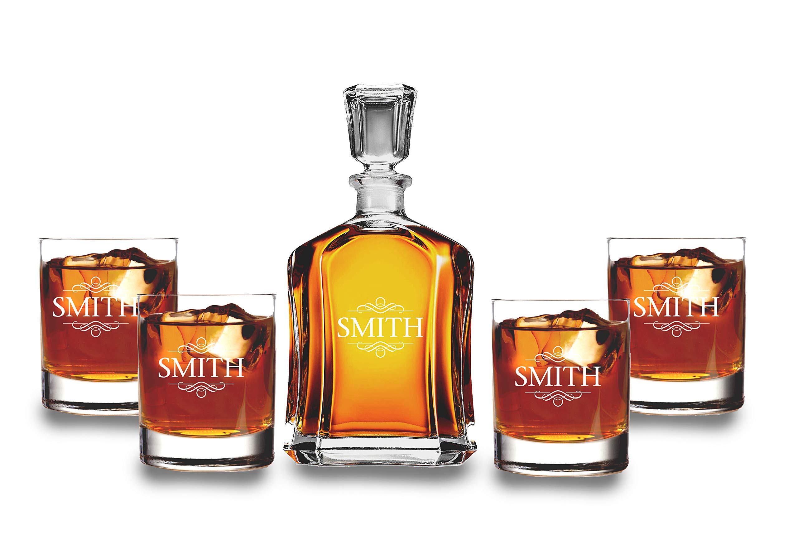 Buy Krezy Case Whiskey Decanter Set With Glasses, Whiskey Glasses