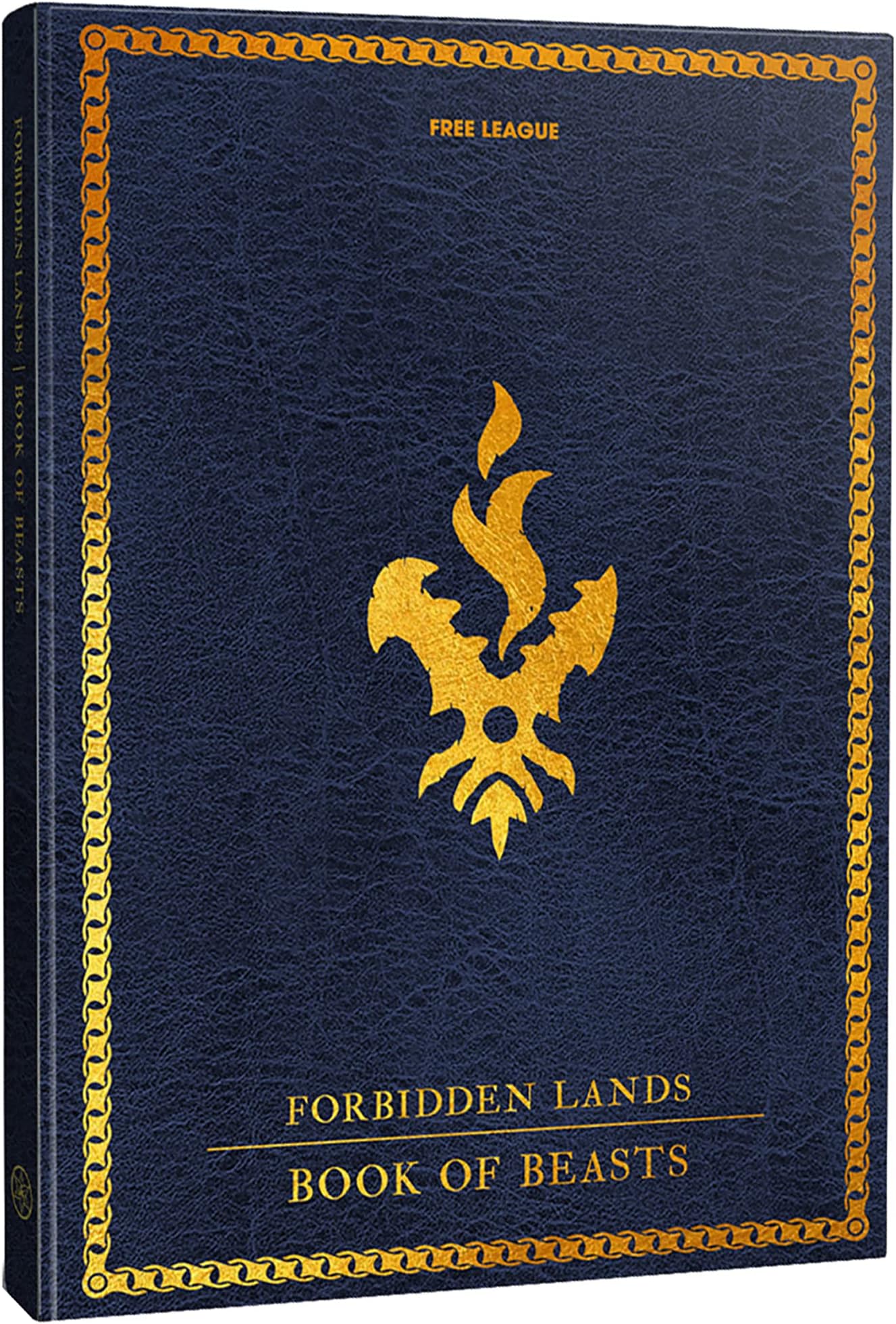Free League Forbidden Lands: Book of Beasts - Hardcover Expansion RPG Book, Free League Publishing, A Beastiary You Can Play, Murderous Monsters & Lethal Encounters, Role Playing Game