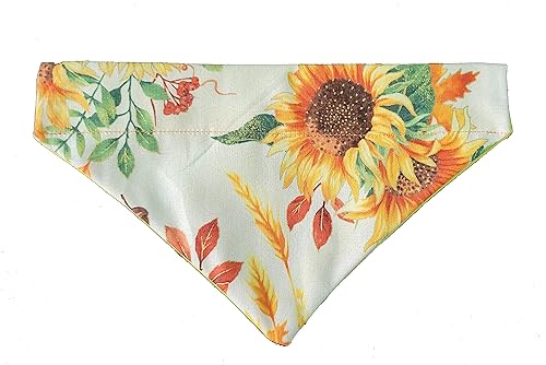 Miniatura 3 de Fall Leaves Over the Collar Dog Bandana That Slips onto Their Existing Collar Size (Medium)